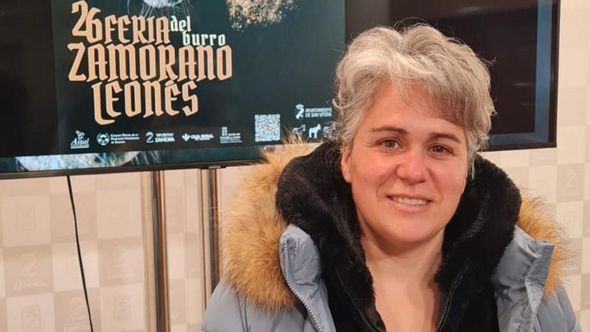 La alcaldesa de San Vitero, Laura Vanesa Mezquita.  | CH. S.