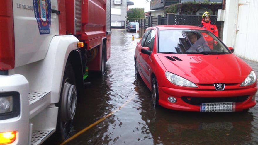 Inundaciones en Cangas. //FDV