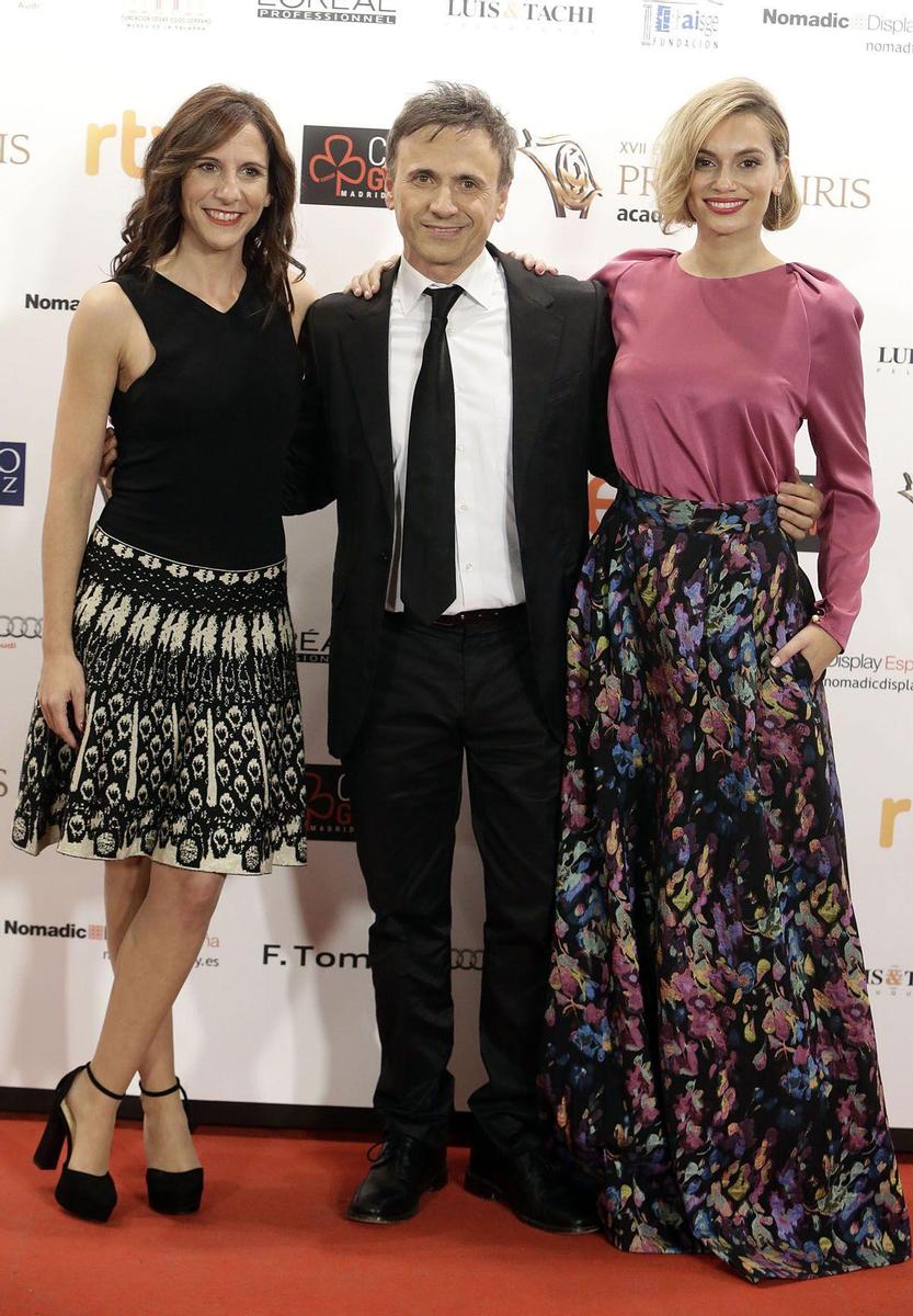 Malena Alterio, José Mota y Norma Ruiz en los Premios Iris 2015