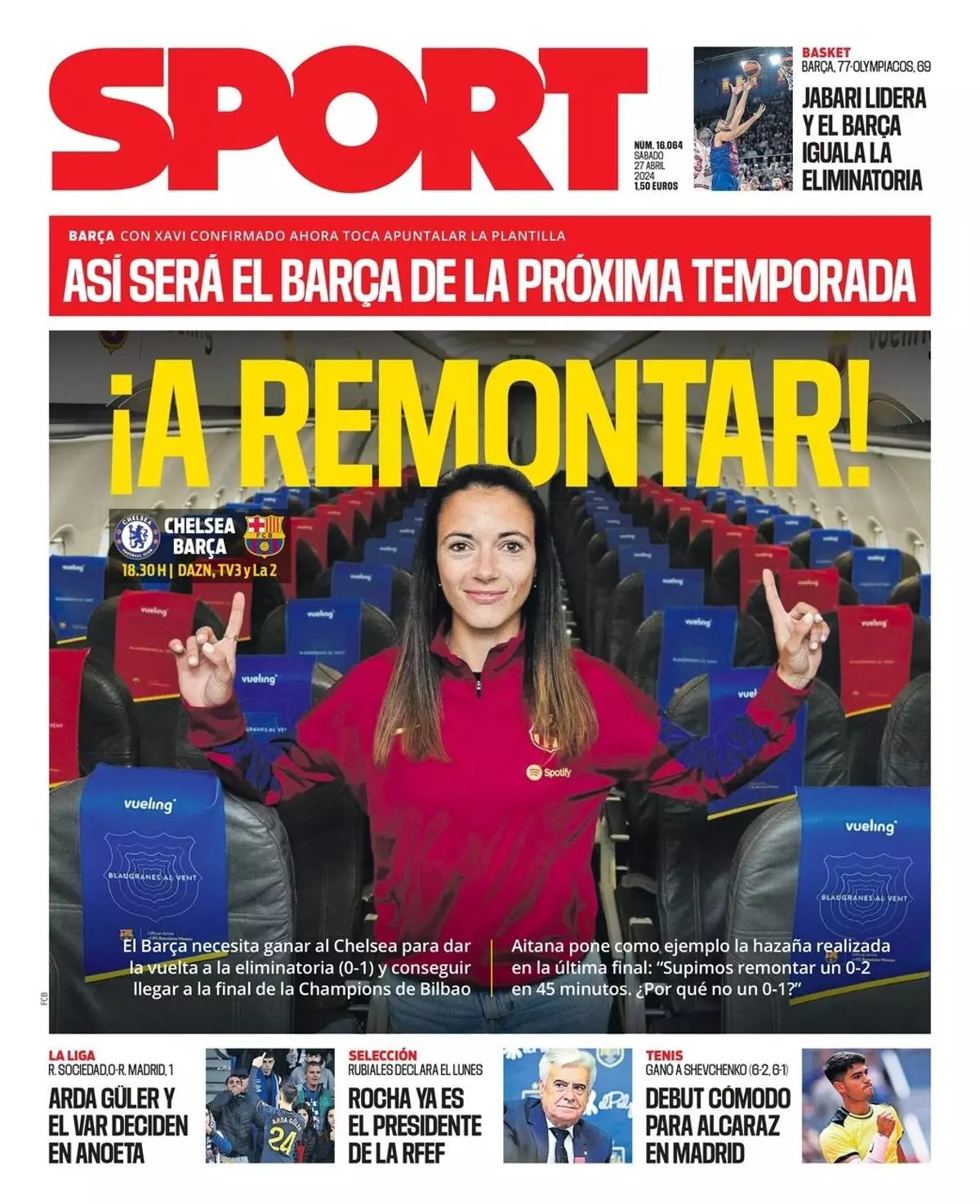 El Chelsea - Barça, Arda Güler o el futuro pivote, en las portadas del día
