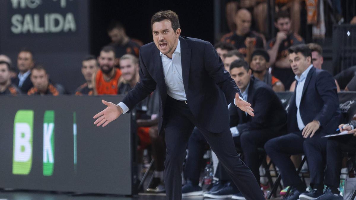 Xavi Albert, satisfecho del trabajo de los jugadores.
