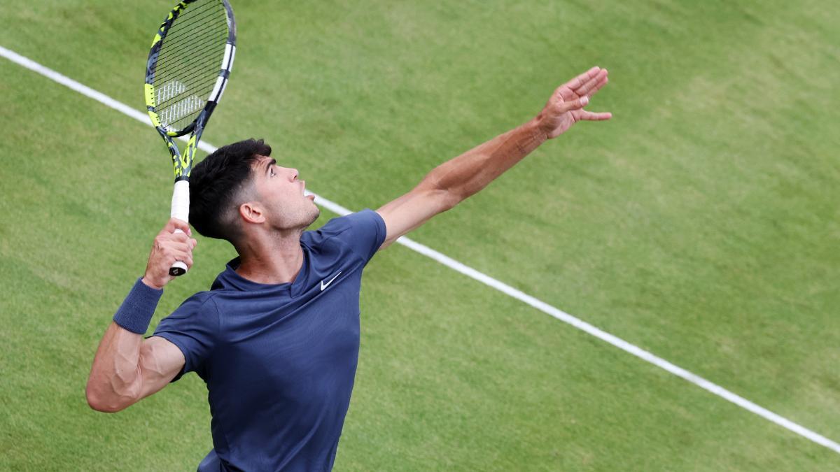 Carlos Alcaraz, en Queen's