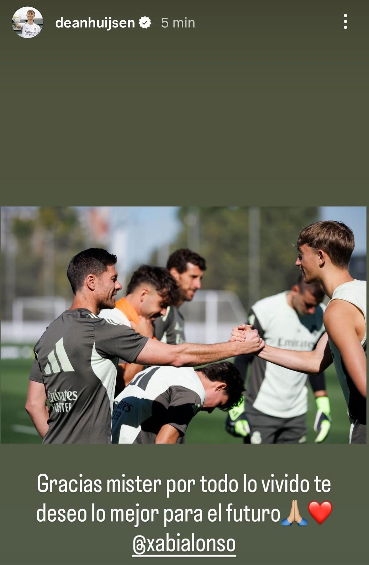 El mensaje de Huijsen tras la salida de Xabi Alonso