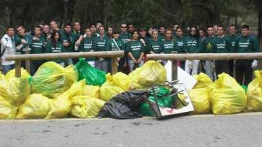 Veinte jóvenes participaron durante dos semanas en el voluntariado ambiental