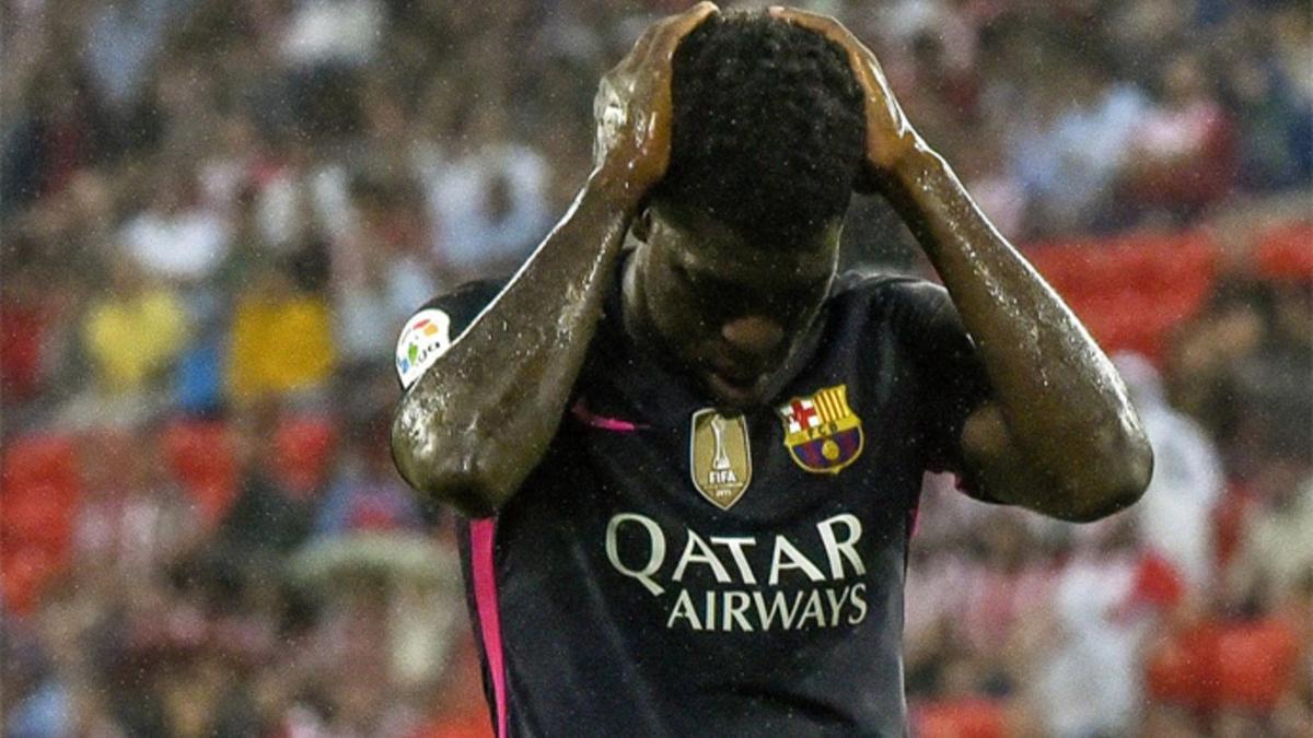 Samuel Umtiti es baja de última hora para el Barça-Atlético de LaLiga 2016/17