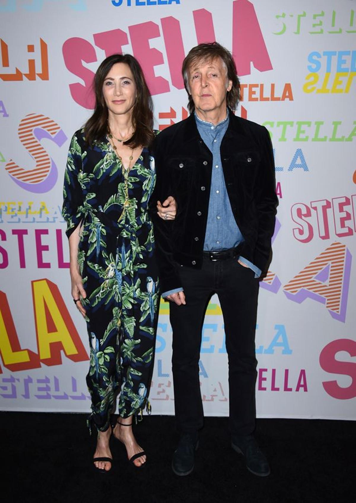 Nancy Shevell y Paul McCartney en la fiesta de Stella McCartney en Los Ángeles