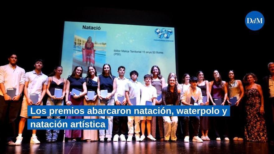 La Federación Balear de Natación reconoce los éxitos de la temporada en su Gala Anual