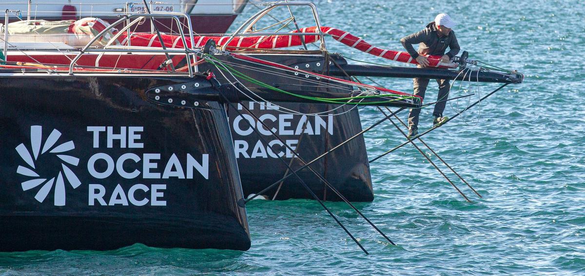 Uno de los barcos participantes en The Ocean Race.