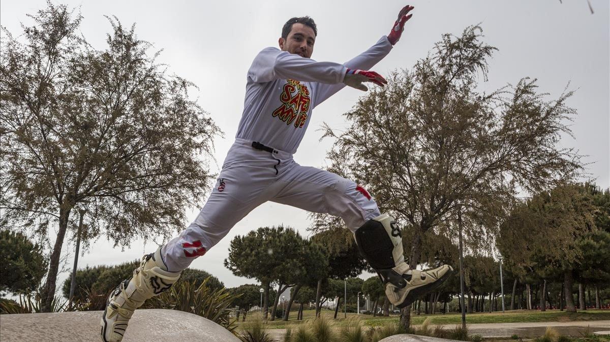 Juan Carlos Montserrat, piloto de freestyle motocross.