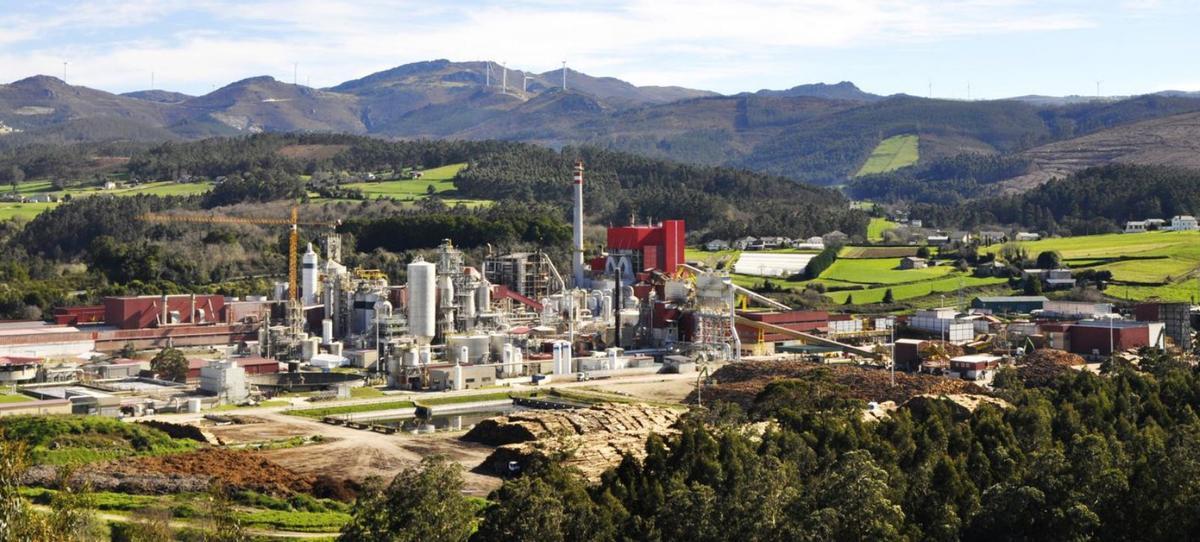 Planta de Ence en Navia. |