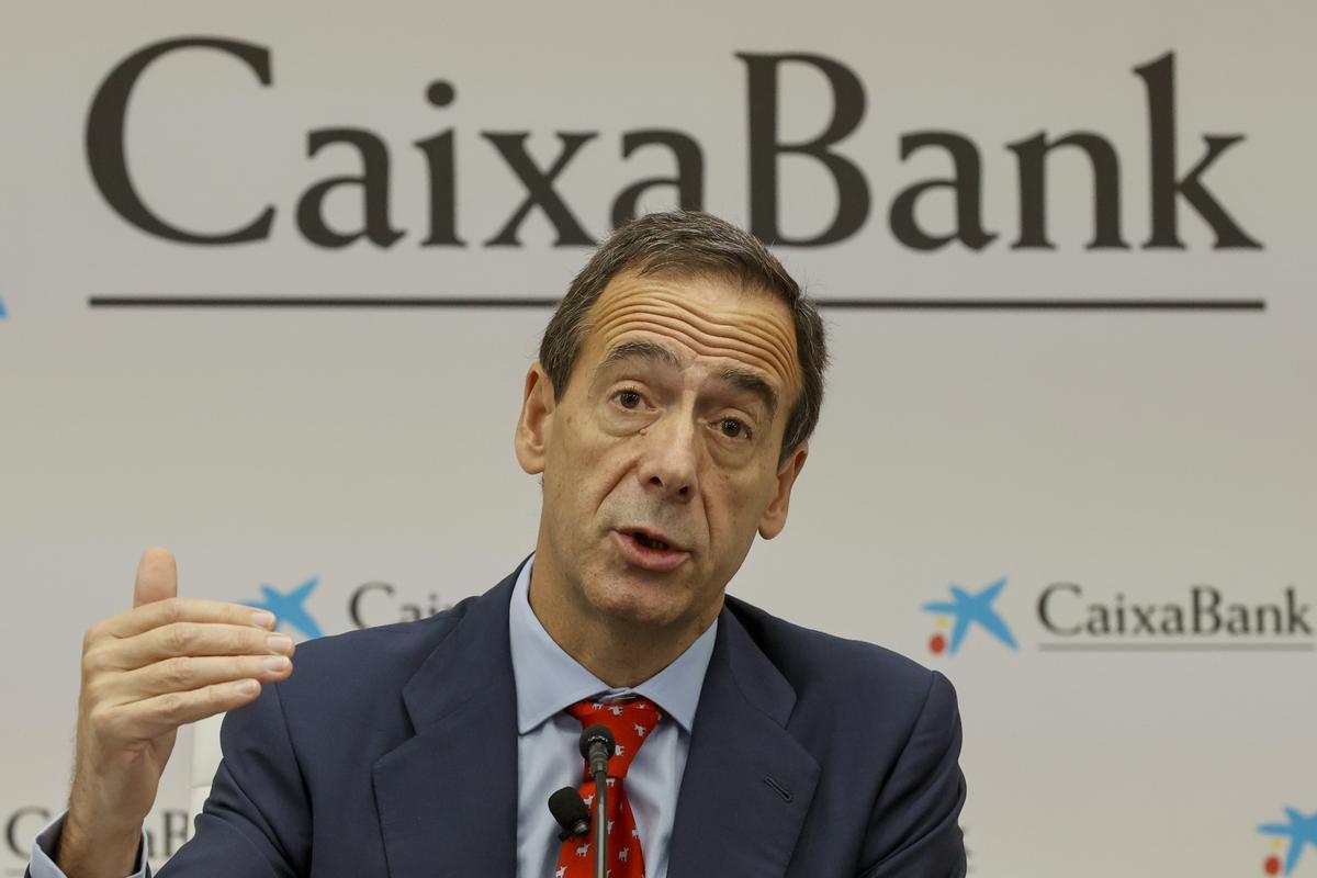 Gonzalo Gortázar, consejero delegado de CaixaBank. EFE/ Kai Forsterling