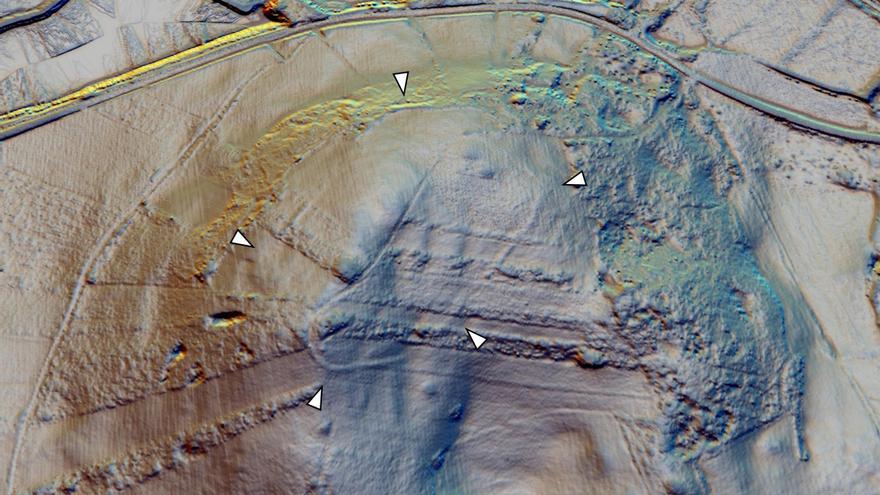 Localizan siete nuevos campamentos romanos en Lugo