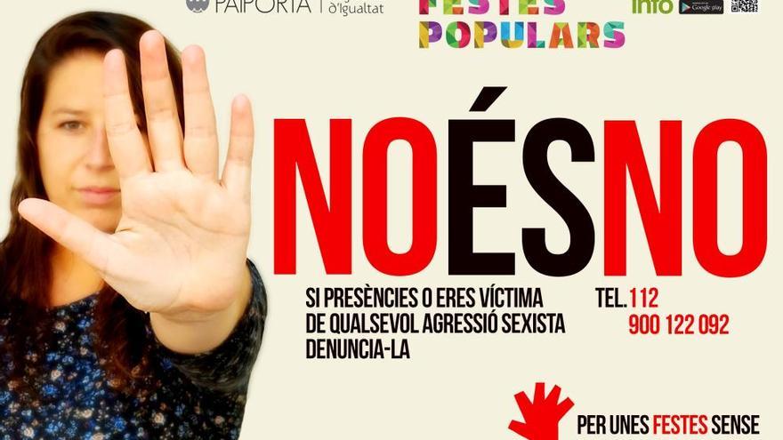 Paiporta lanza una campaña contra agresiones sexistas en las fiestas