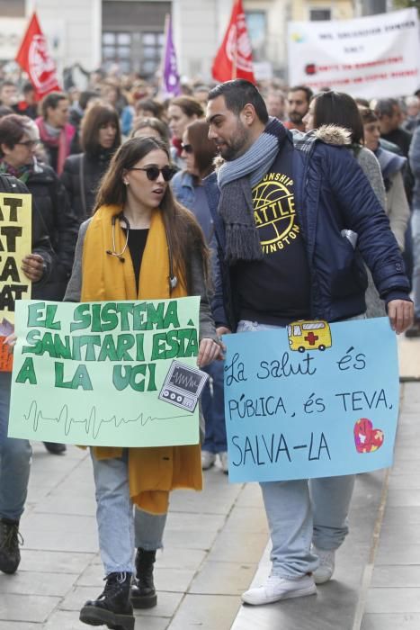 Manifestació Ensenyament i estudiants