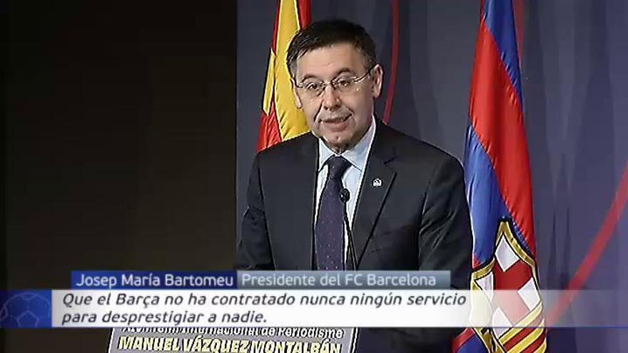 Bartomeu: "El Barça no ha contratado nunca ningún servicio para desprestigiar a nadie"