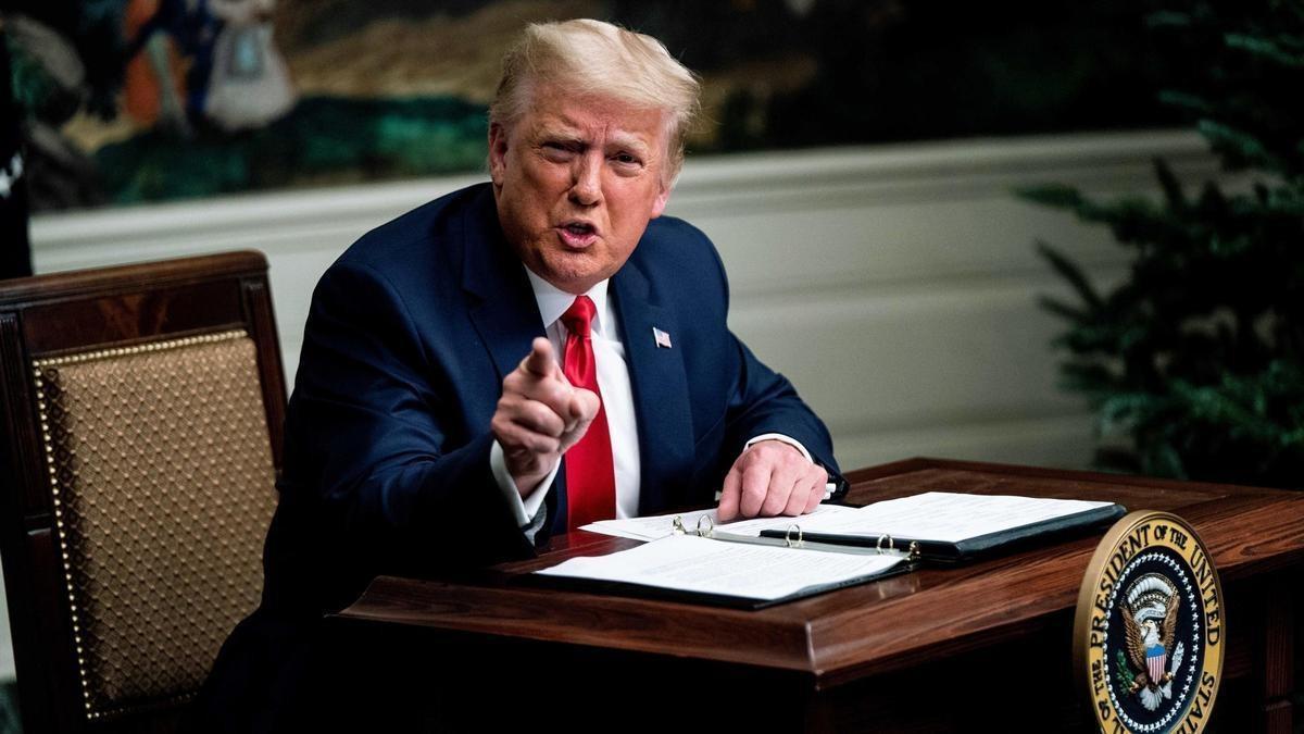 El presidente de EEUU, Donald Trump