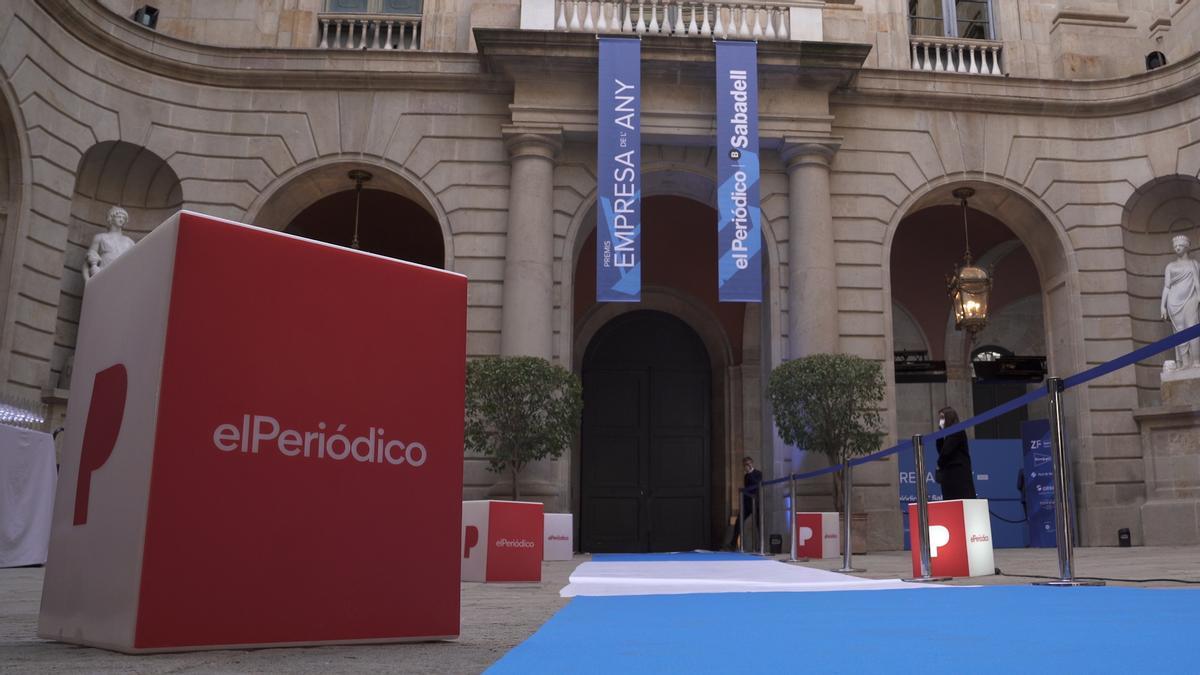 Entrada a la gala de l'entrega de premis