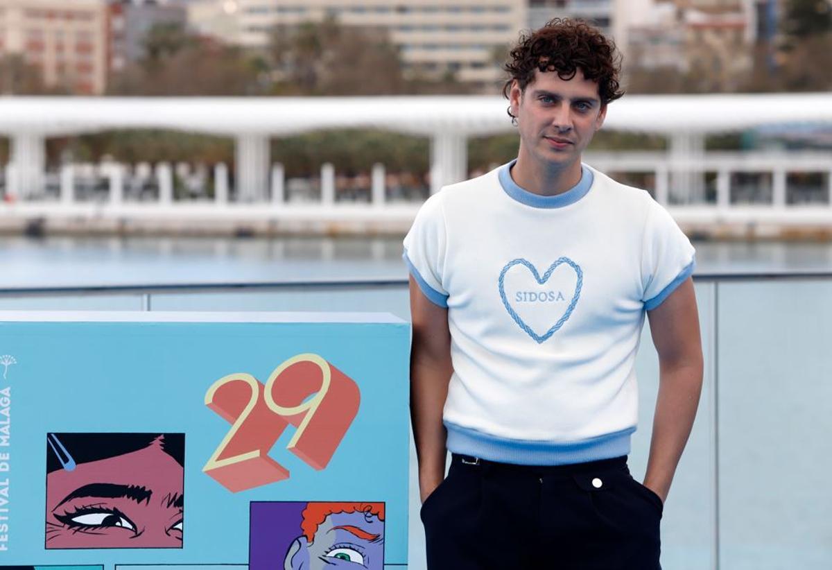 Eduardo Casanova, ayer en Málaga