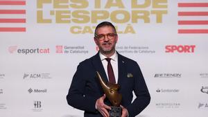 La Federación Catalana de Rugby de Ignasi Planes recibe el premio a mejor gestión federativa