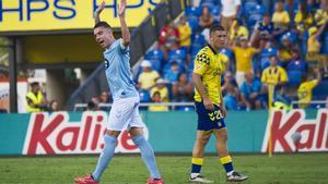 UD Las Palmas - RC Celta: La expulsión de Iago Aspas