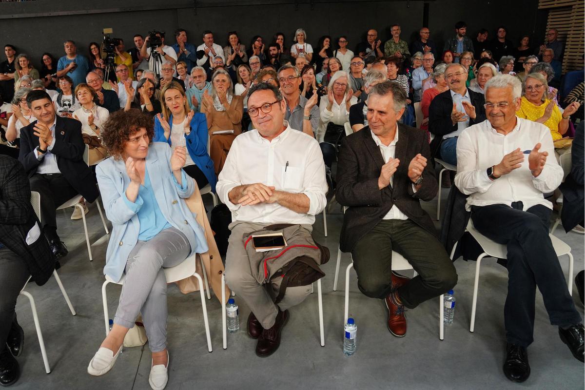 Álvaro García Ortiz, en un homenaje en Santiago de Compostela.