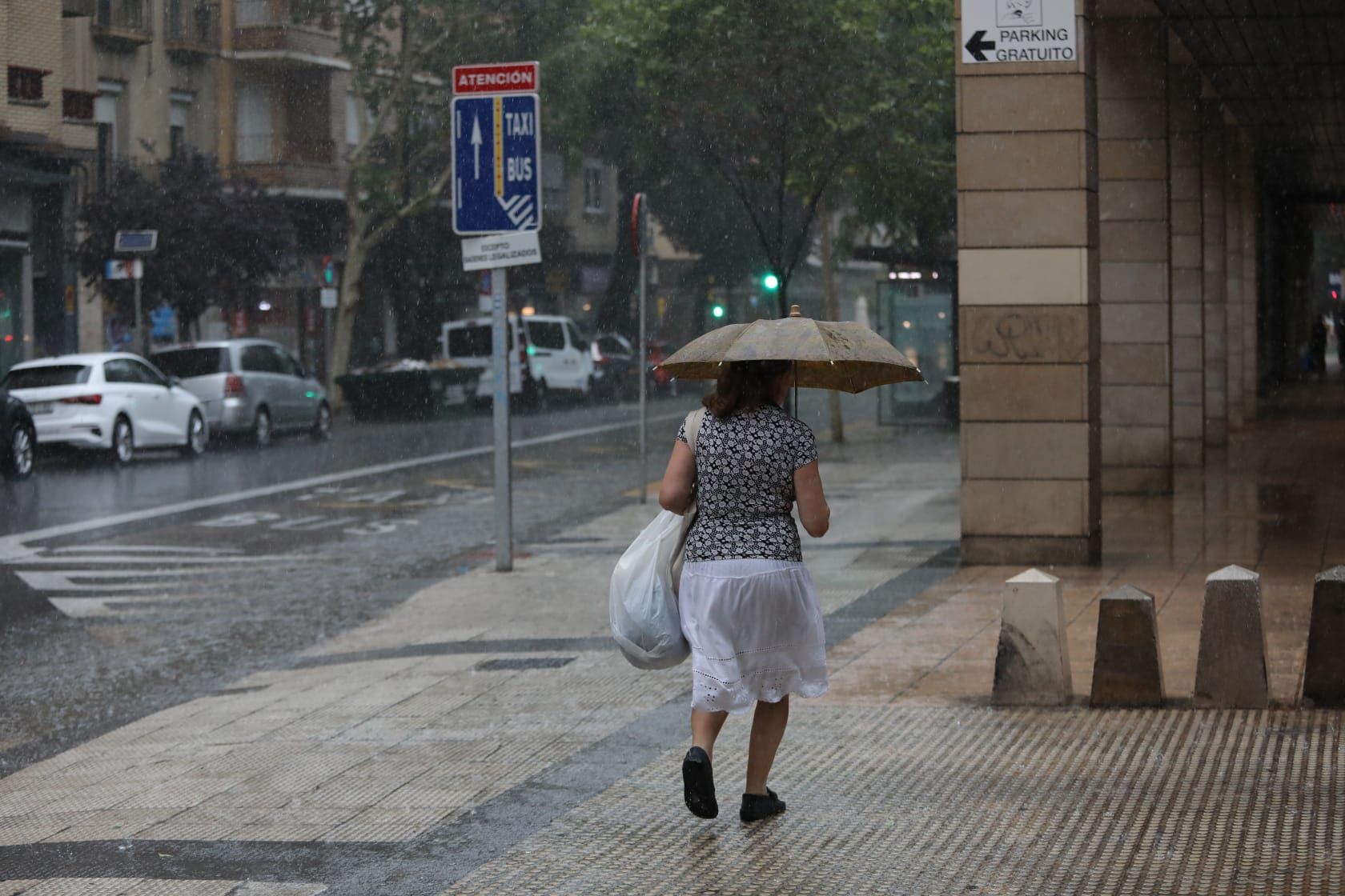 EN IMÁGENES | Granizada en Zaragoza