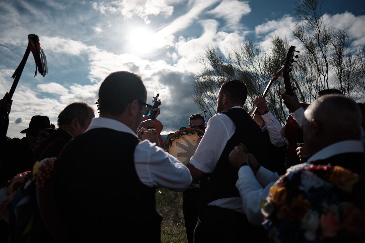 Celebración de la Fiesta Mayor de Verdiales en Puerto de la Torre