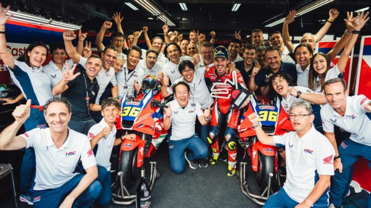 Honda celebra su remontada en 2025