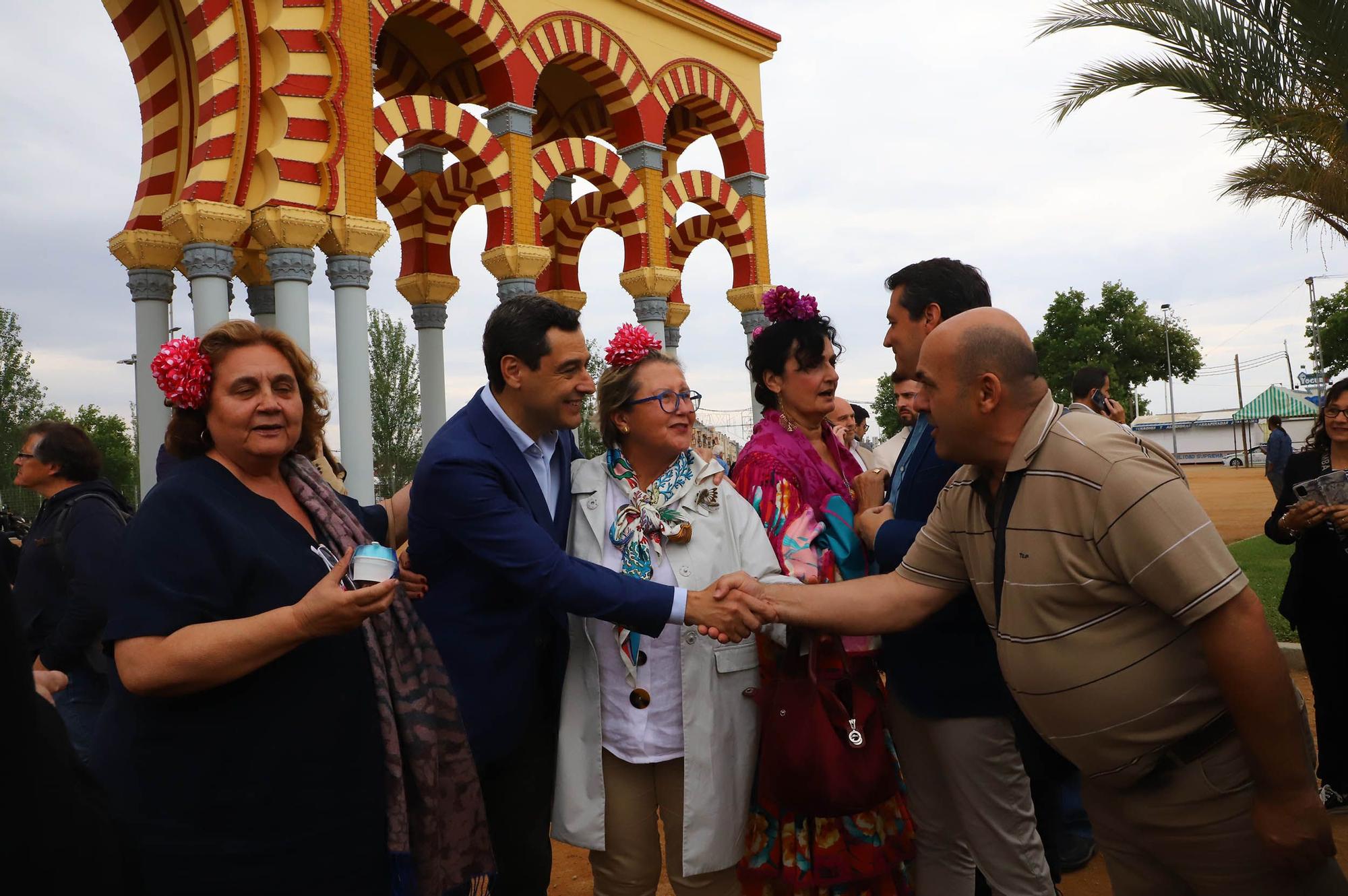 Visita de Juanma Moreno a la Feria de Córdoba