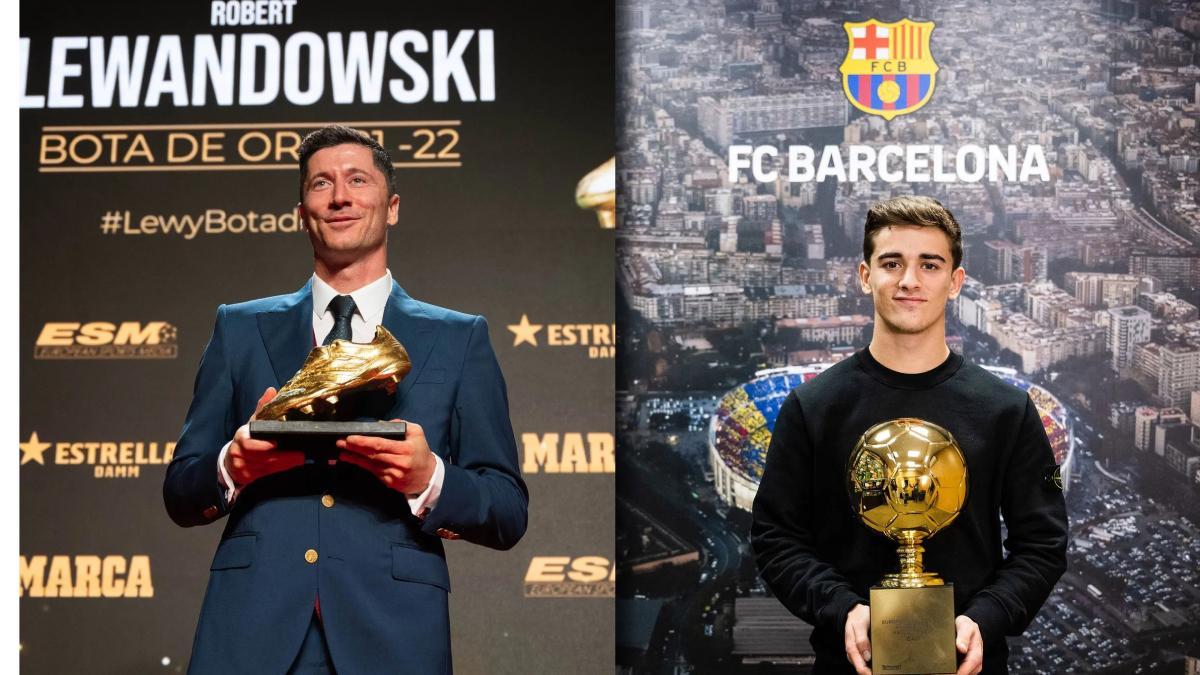 Gavi recibió el premio Golden Boy 2022