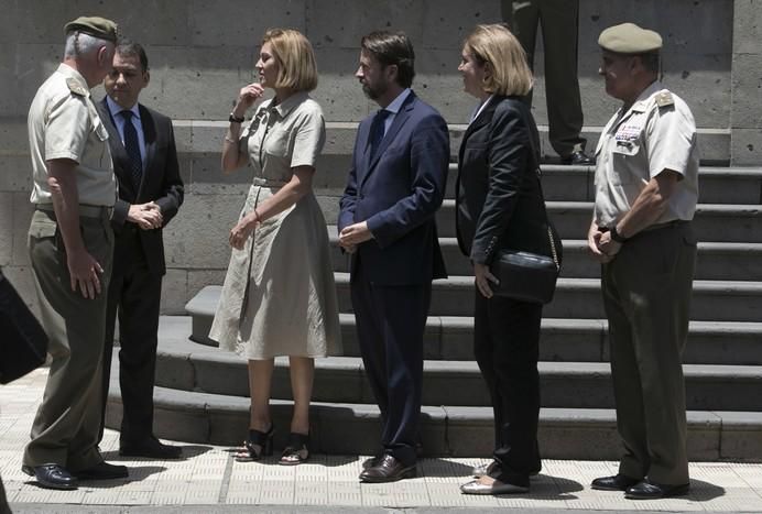 19/07/2017  EJERCITO DEFENSA   visita de la ministra de defensa María Dolores de Cospedal  a la capitanía  de canarias