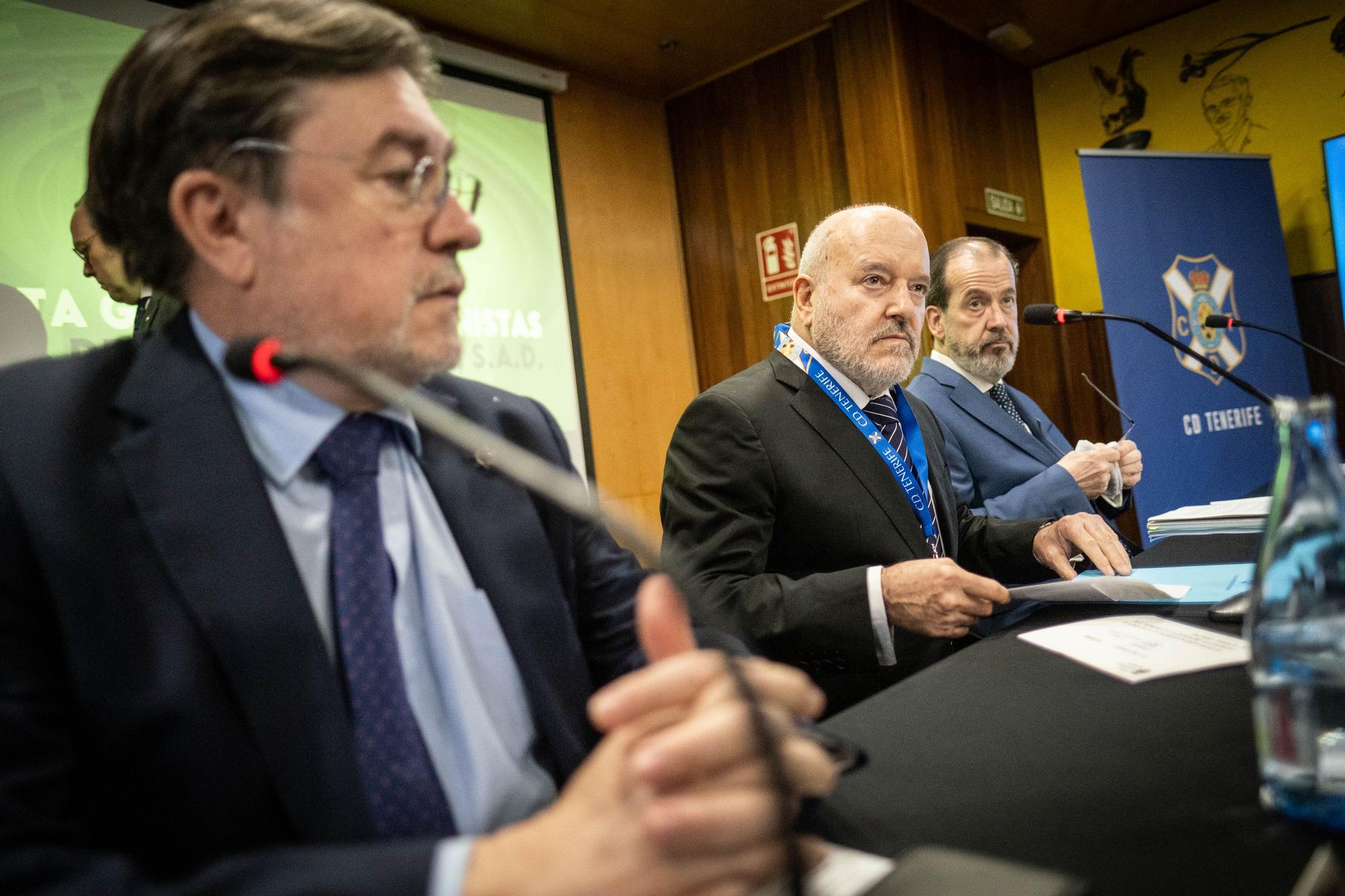 Paulino Rivero, nuevo presidente del CD Tenerife