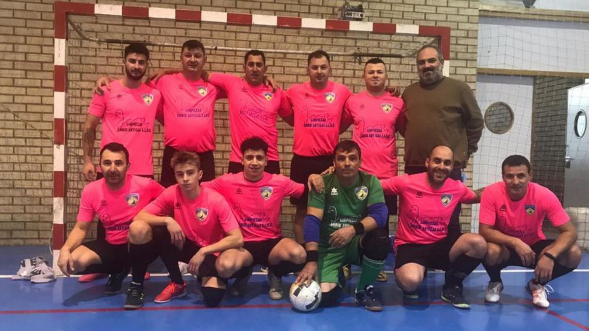 El Inter Belchite, otro de los conjuntos presentes en la competición,. |