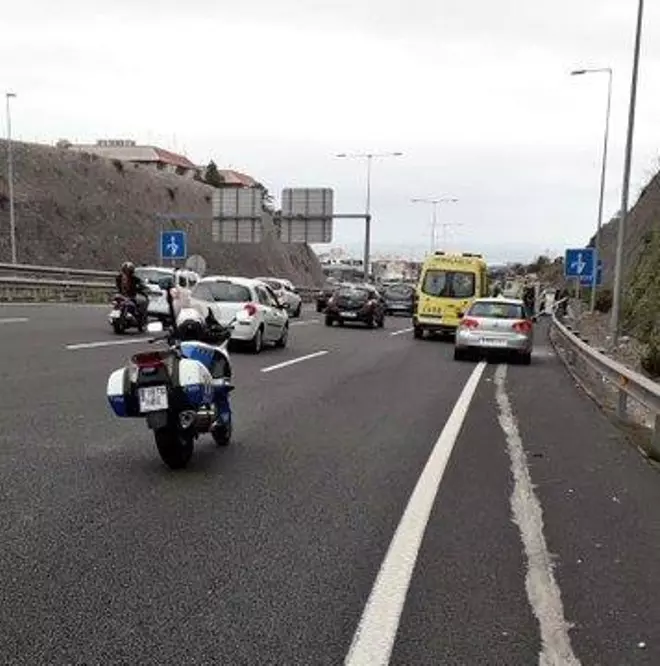 Vuelco en la Circunvalación