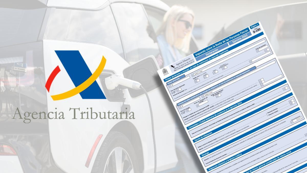 La compra de un coche eléctrico entra como elemento a desgravar en la declaración de este año.