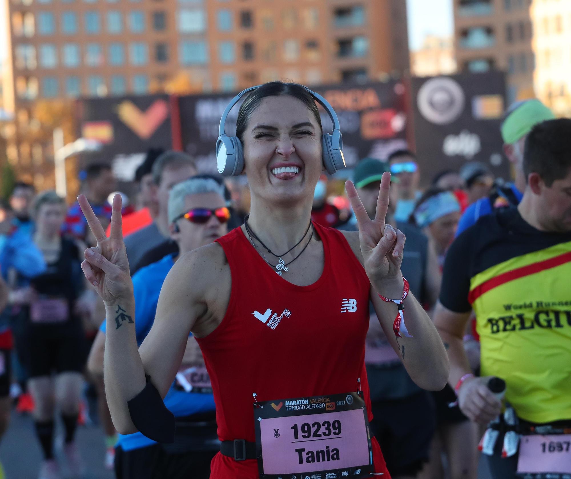 Salida del Maratón Valencia 2021