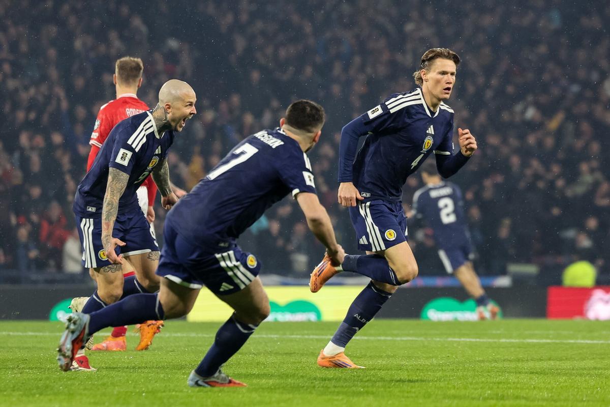 Scott McTominay ya hizo la vida imposible a España en la clasificación para la Eurocopa del 2024 con Escocia