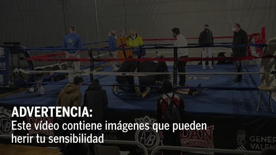 VÍDEO | El boxeador Héctor González, en la UCI tras un 'ko' en un combate