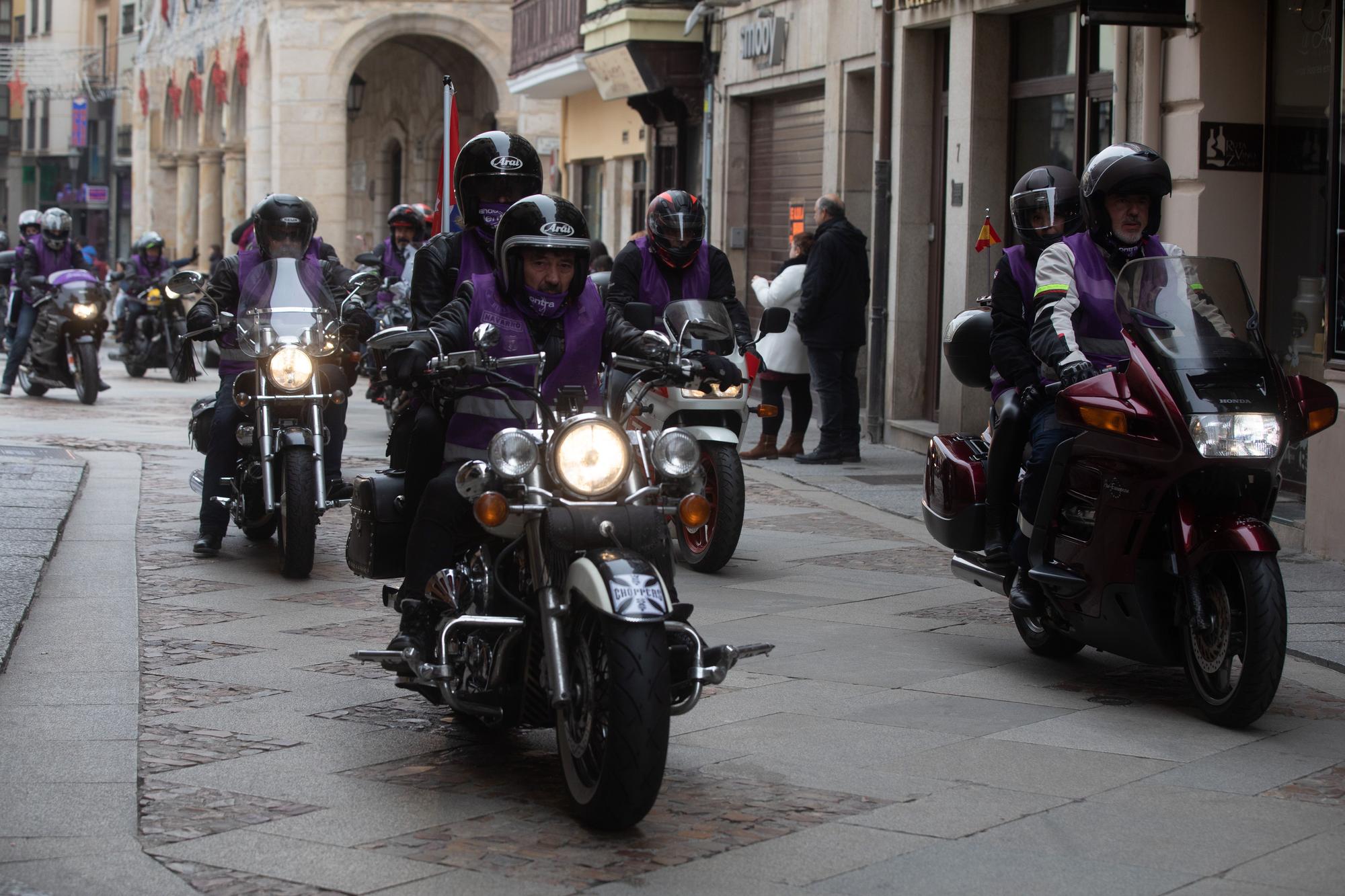 Ruta motera contra la violencia de género en Zamora por el 25N