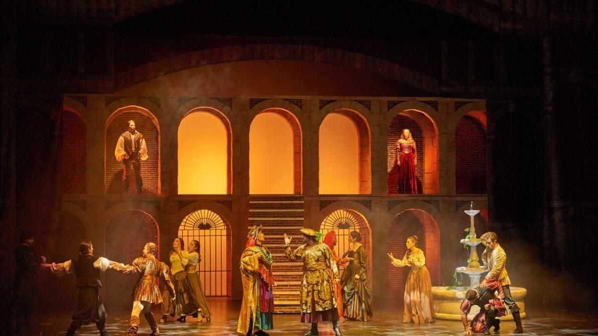 Imagen de "Romeo y Julieta", el musical, que aterriza el sábado en el Auditorio de Teulada Moraira.