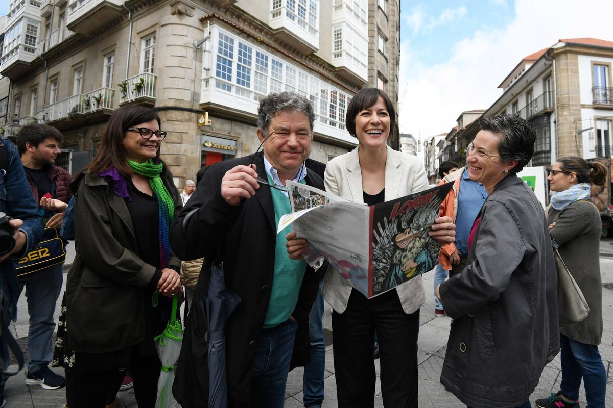 Lores y Pontón en un acto anterior en Pontevedra.