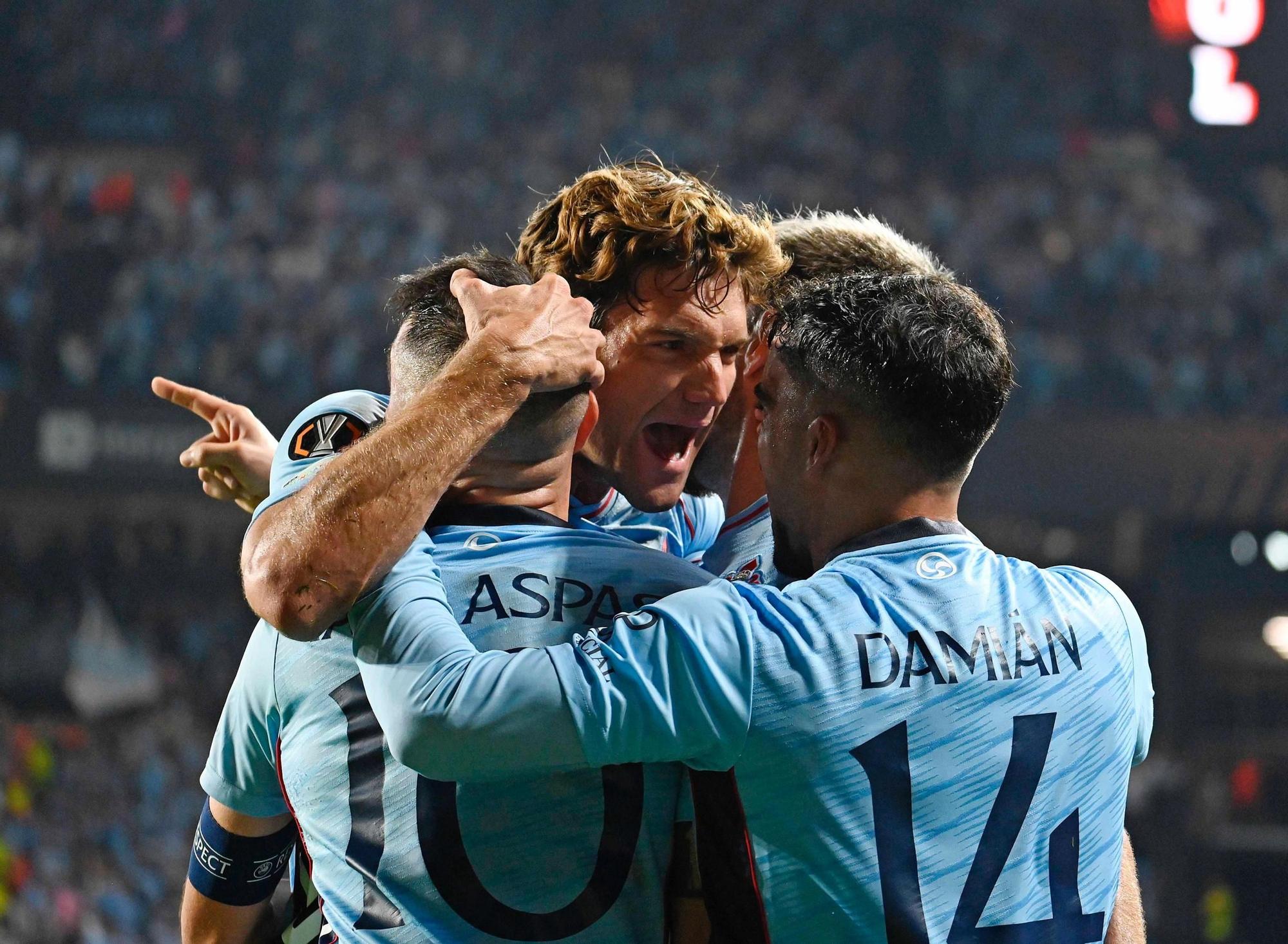 Las imágenes del Celta-PAOK