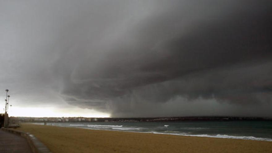 Precipitaciones localmente fuertes a partir de esta tarde en Mallorca