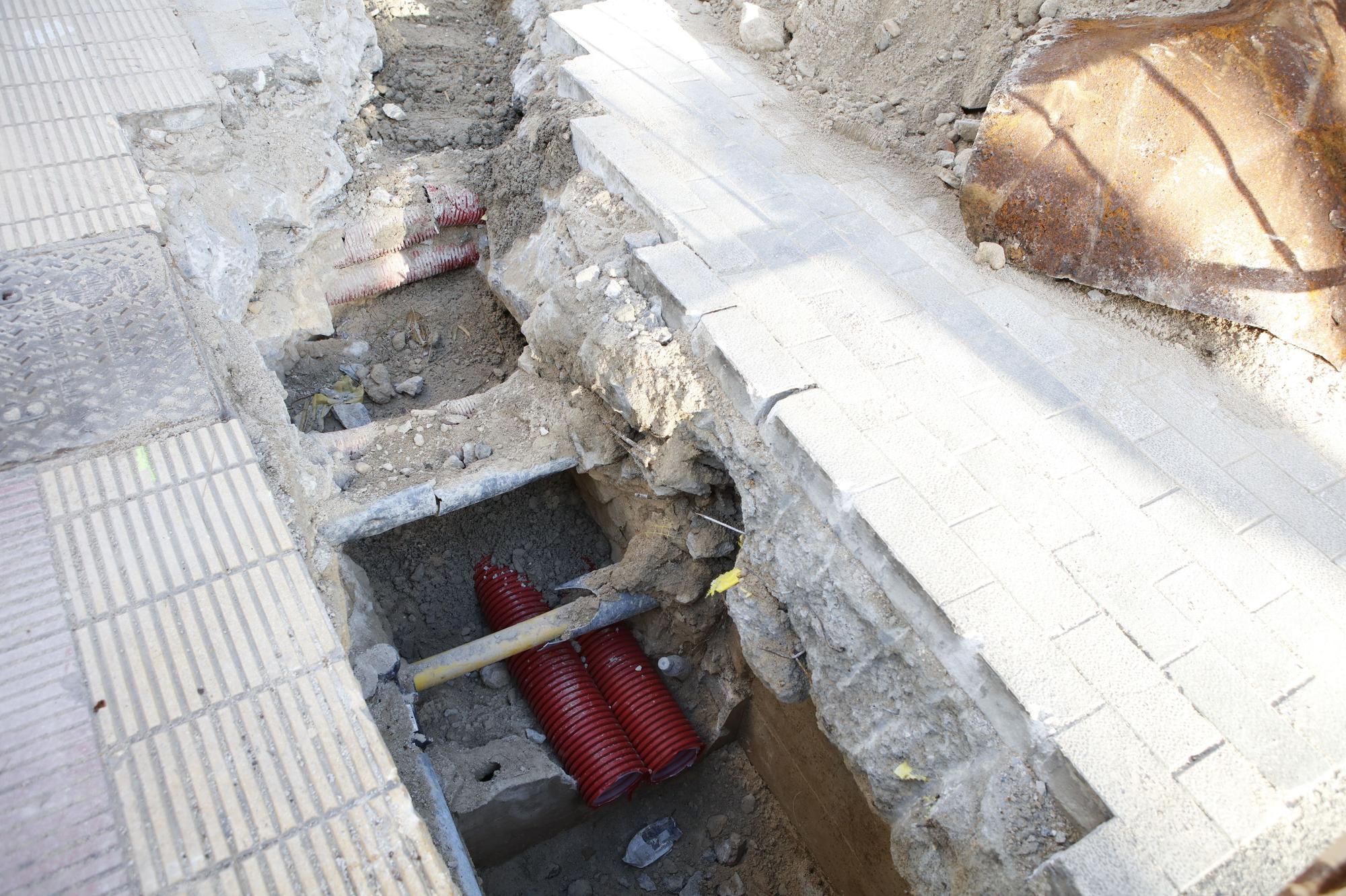 Die Schinkenstraße auf Mallorca ist derzeit eine Baustelle