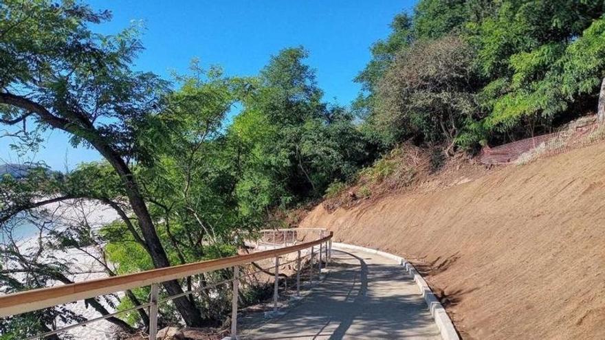 El final de las obras en la isla de Ons: la nueva pasarela a Area dos Cans, una cuestión de seguridad,  y restauración ecológica con especies autóctonas