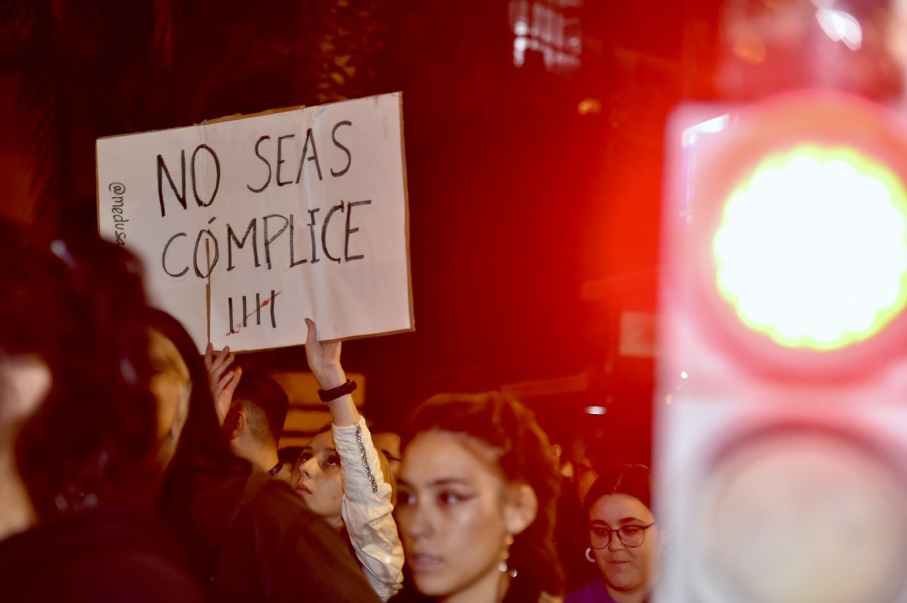 25N | Las imágenes de la manifestación en Cartagena