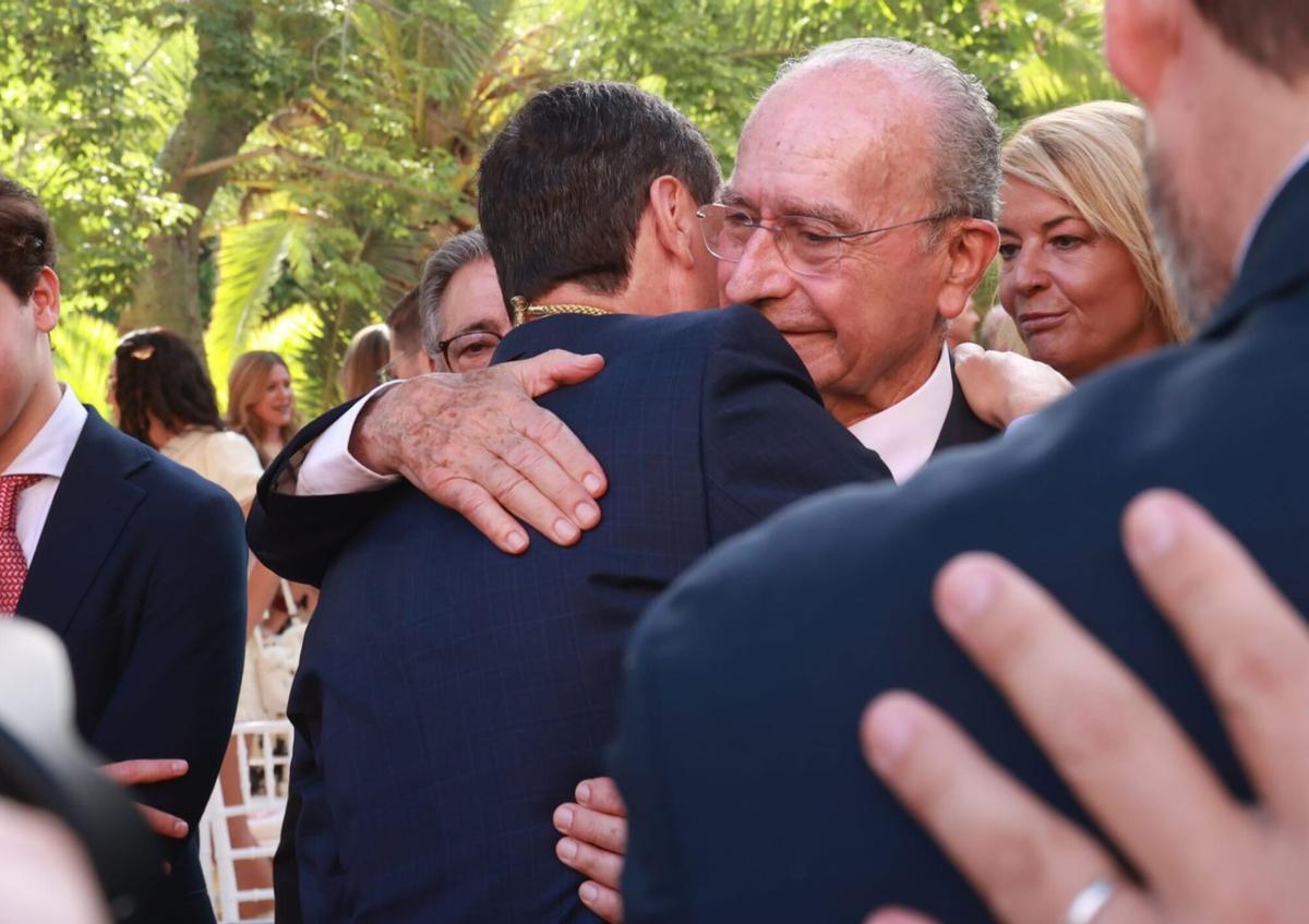 Francisco de la Torre, en la toma de posesión de Juanma Moreno como presidente de la Junta de Andalucía.