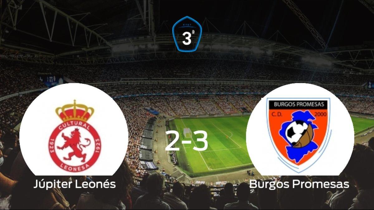 El Burgos Promesas se lleva el triunfo tras vencer 2-3 al Júpiter Leonés