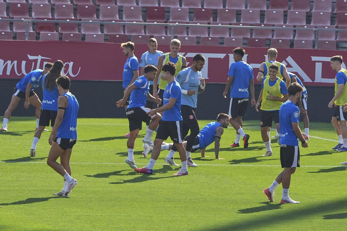 Les millors imatges de l'entrenament del Girona FC