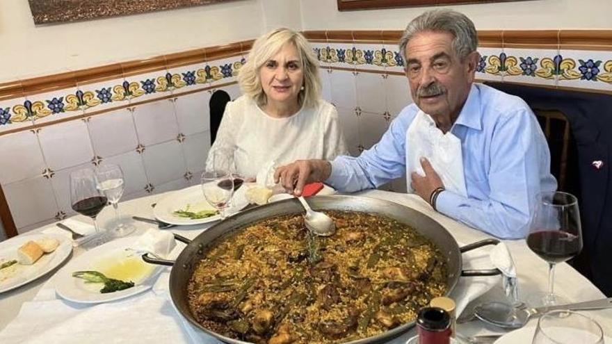 La paella de la que presume Miguel Ángel Revilla a su paso por Valencia La paella de la que presume Miguel Ángel Revilla a su paso por Valencia